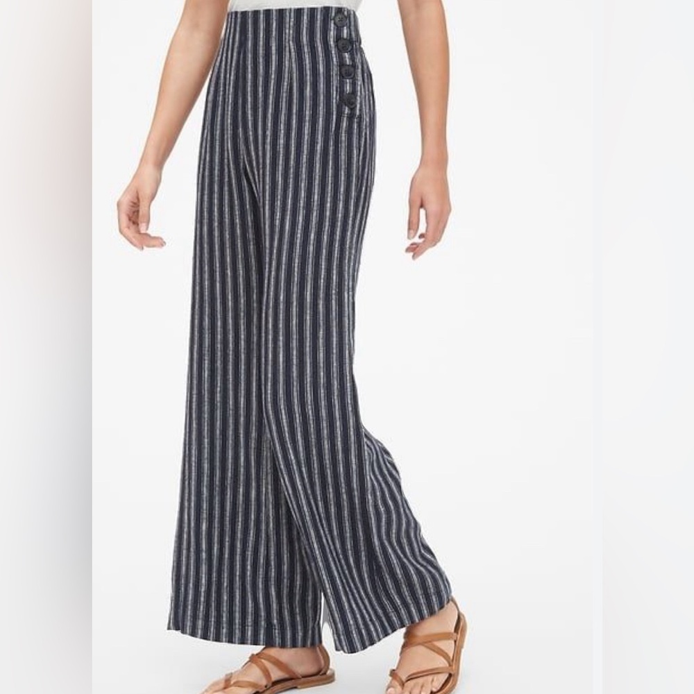 Gap Linen Wide Leg Pants